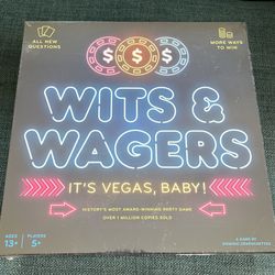 Wits & Wagers Board Game New-Sealed