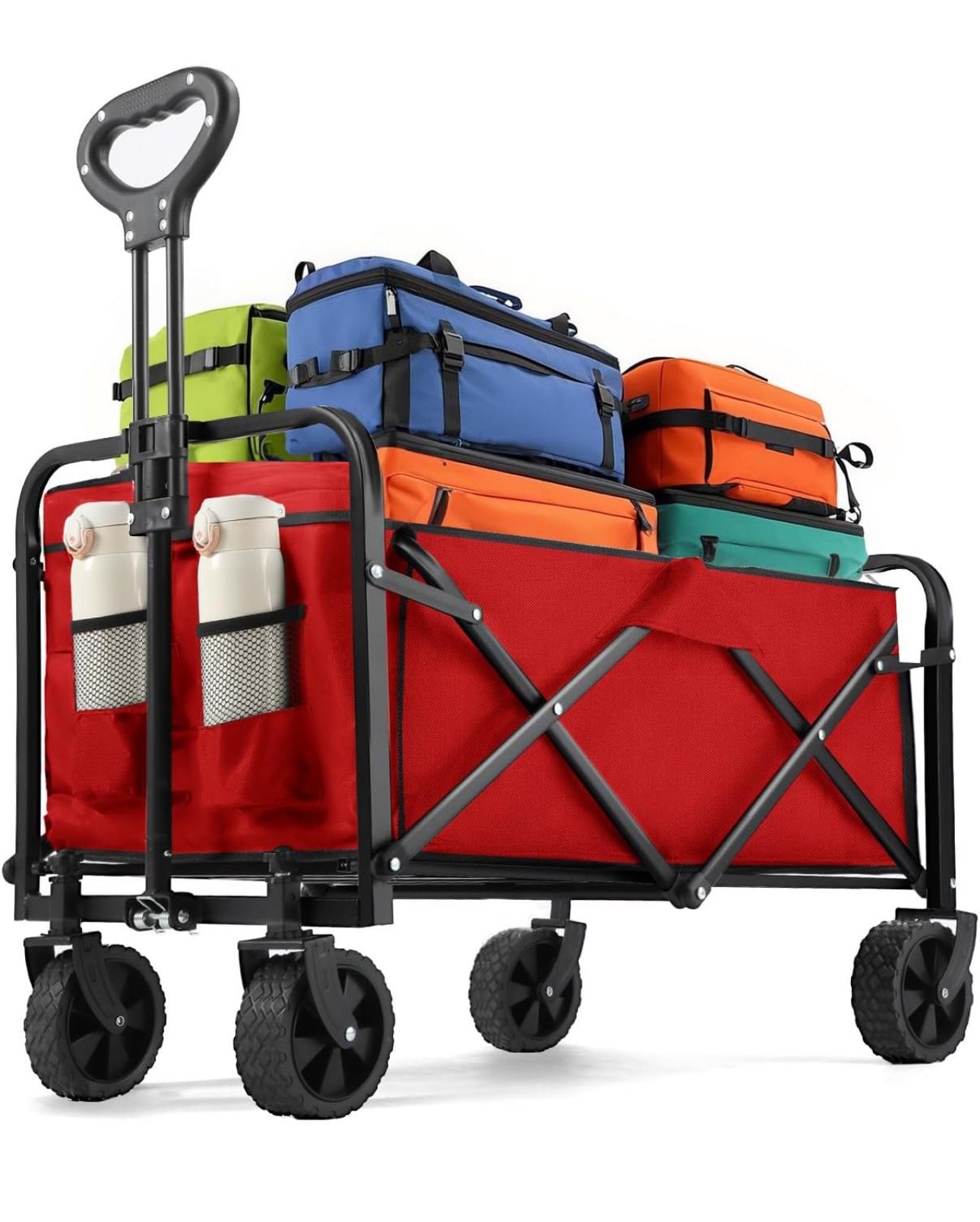 Collapsible Red Utility Wagon