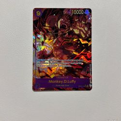 OP 09 Alt Art Monkey D. Luffy