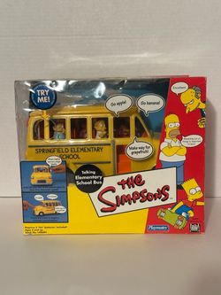 The Simpsons Talking School Bus Toy
