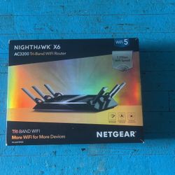 Nighthawk X6 Tri Band WiFi Router