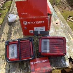 Like New Jeep Tail Lights And Brush Guards