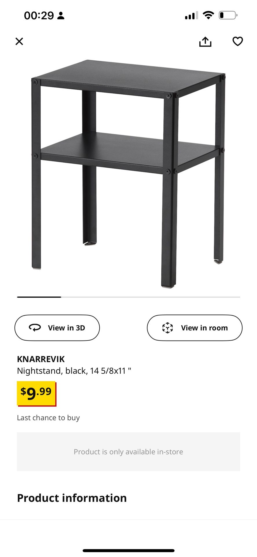 Night Stand X 2