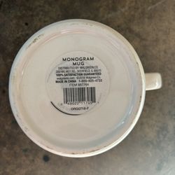 Monogram Letter A Mug 