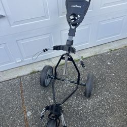 Caddymatic Junior 3-Wheel Golf Push Cart