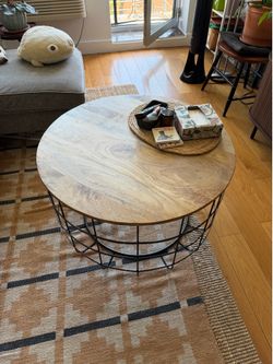 Coffee table real wood