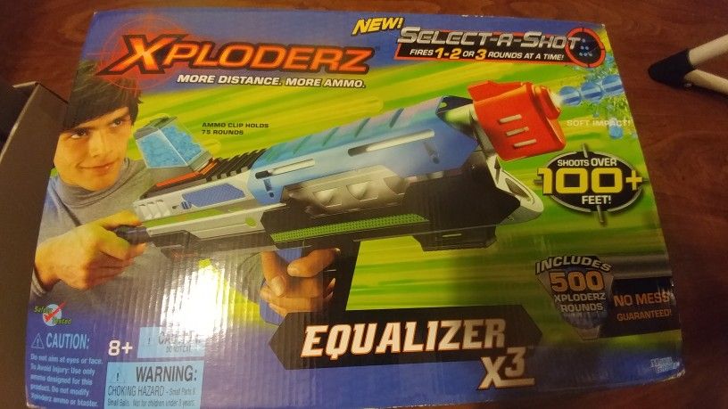 Xploderz equalizer x3 & ammo