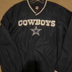 Dallas cowboys V neck Windbreaker 