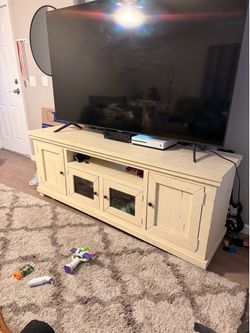 74” wooden tv stand