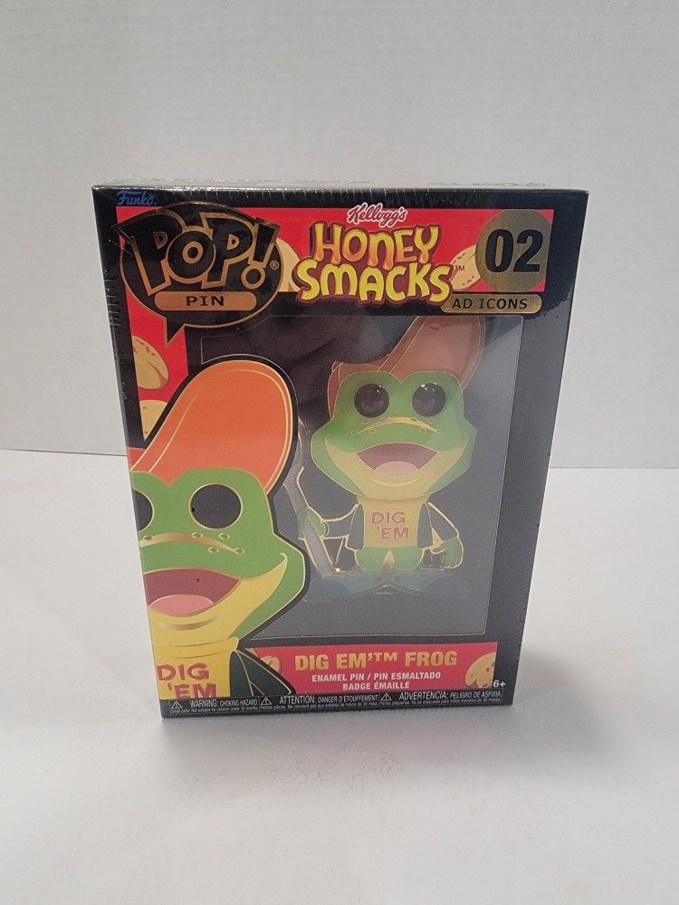 Funko Pop! Sized Pins: Honey Smacks - Dig 'Em Pin - 4" Tall