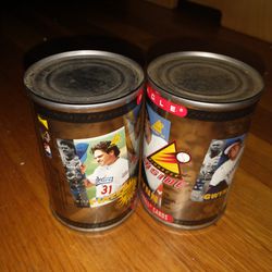 Baseball Cards In A Can