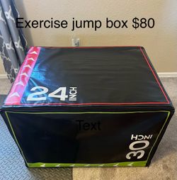 Exercise jump box