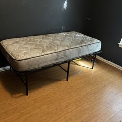 Twin bed and frame
