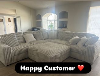 Brand new elegant Ashley stupendous alloy sectional