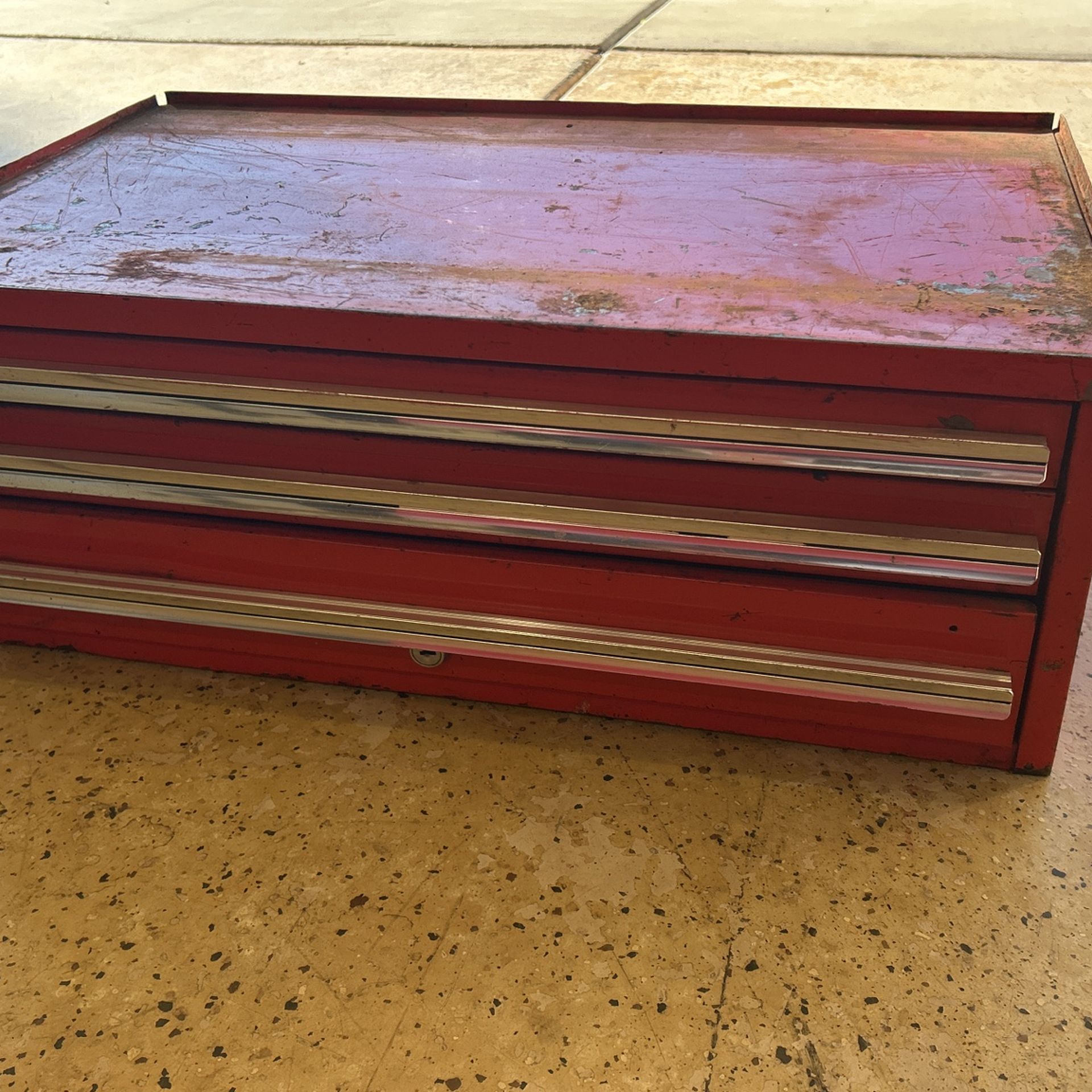 Vintage Mac Tool Box Three Drawer Tool Box Chest