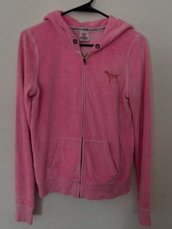 Medium PINK velvet Hoodie $6