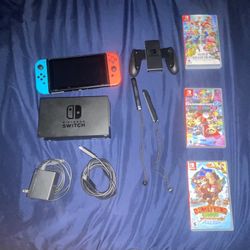 Nintendo Switch + 3 Games