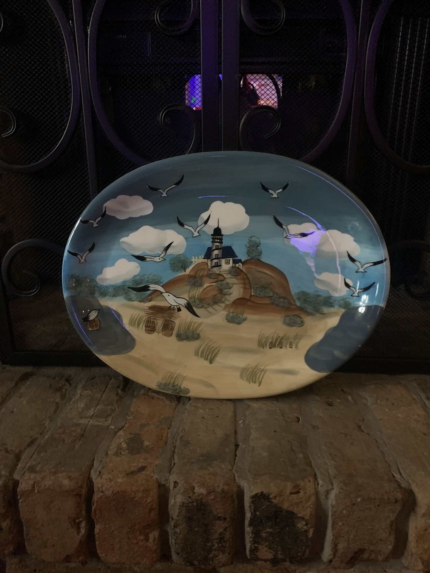 Lighthouse Decor Plate