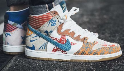 Thomas Campbell (What The) Dunks (size 9.5)