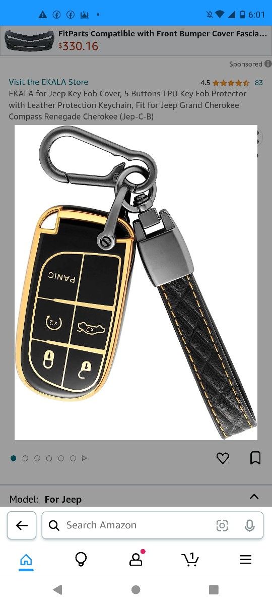 Car Key Cover For Jeep