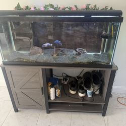 75 Gallon Fish Tank with Stand