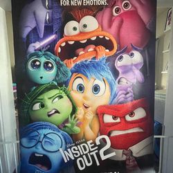 Inside Out 2 Bus Stop Movie Poster