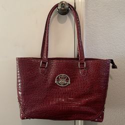 Kathy Van Zeeland Oversized Red Handbag