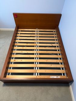 IKEA Sultan Lade queen bed frame
