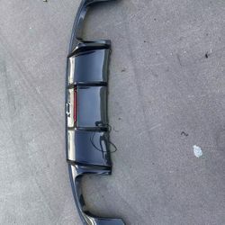 Carbon Fiber Rear Diffuser With Brake Light For 2014-2016 Audi A3 Sedan Non-Sline