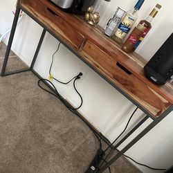 Wood Console Table