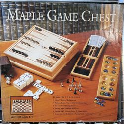 Maple Game Chest