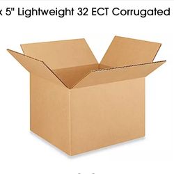 Uline 8x8x5 Corrugated Boxes Qty: 50
