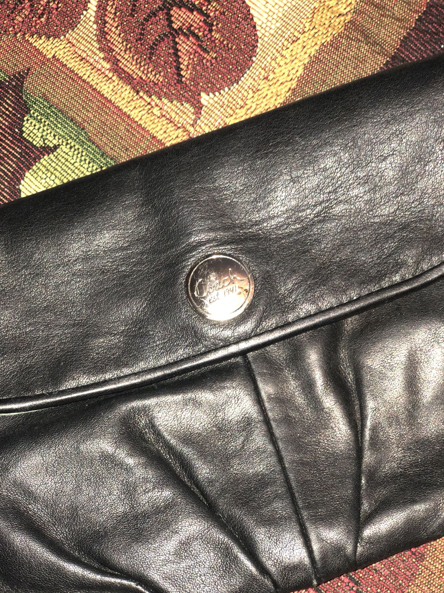 Coach Black Wristlet