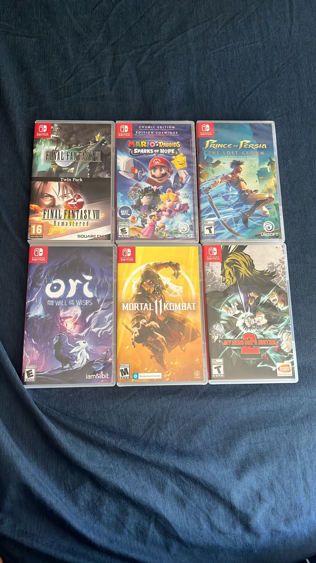 Switch Games: Final Fantasy, Mario, Prince Of Persia, Ori, Mortal Kombat, My Hero