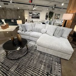 Comfy Designer Sectional In Stock For Fast Delivery 