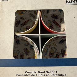Disney “Ink & Paint” ceramic bowl set.