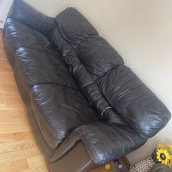Leather Couch 