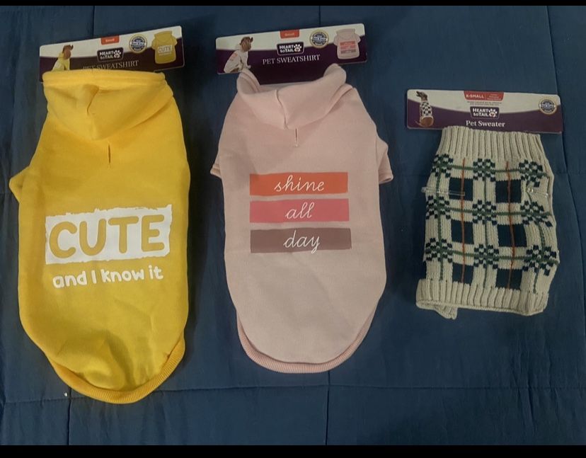 Brand New Super Cute Dog/Puppy Hoodies! $10