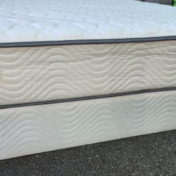 Queen Simmons BeautySleep Mattress Set Box Spring & Bed Frame Optional 