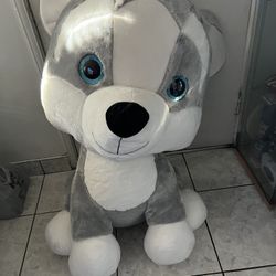 3ft Tall Husky stuffed animal