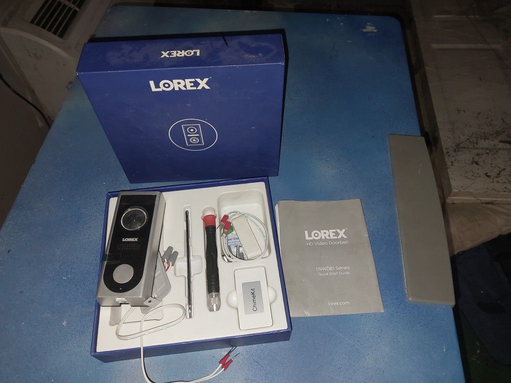 Lorax 1080p Wired Doorbell New In Box Complete With Doorbell And Everything The Chime That Everything Is There Never Used