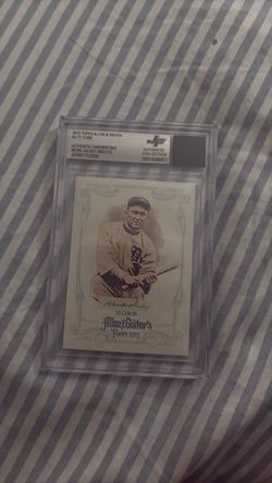 2013 Topps Allen & Ginter Ty Cobb Autograph Jersey Card