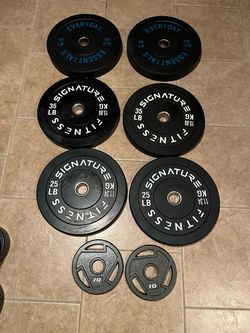 230lb Olympic bumper plate set