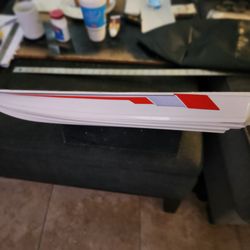 Model of a Ranger Bass Boat Comanche  with stand and boat cover