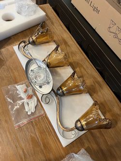 New bathroom light fixture