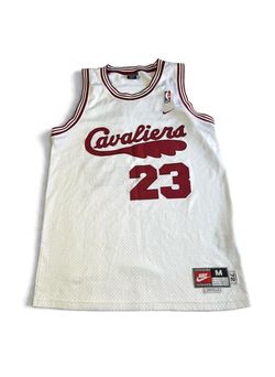 Vintage Nike Cleveland Cavaliers LeBron James Swingman Jersey Men’s Medium White