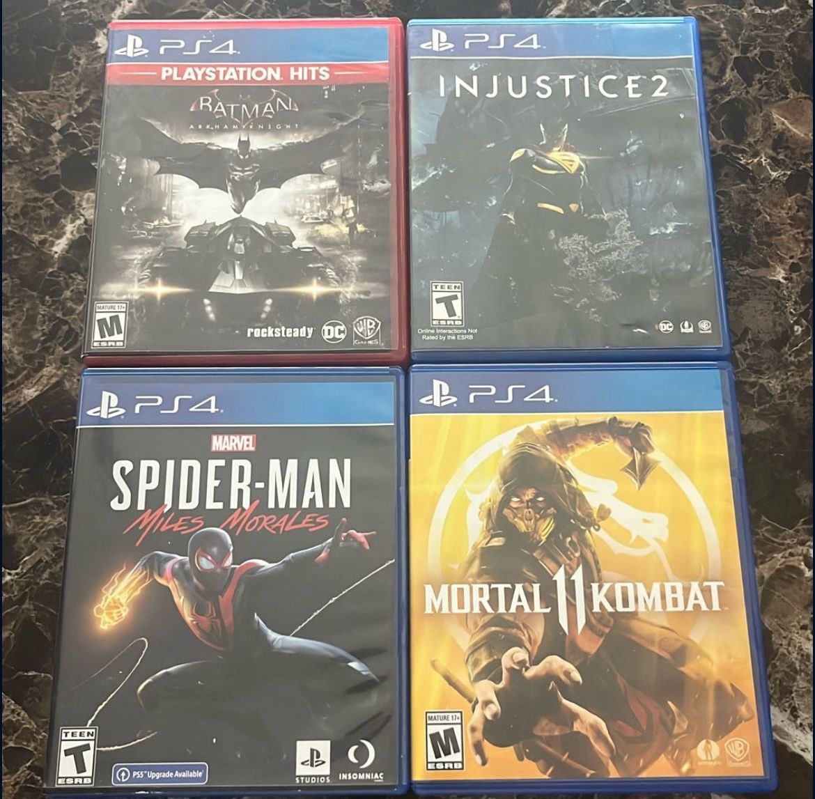 PS4 Games (Included)