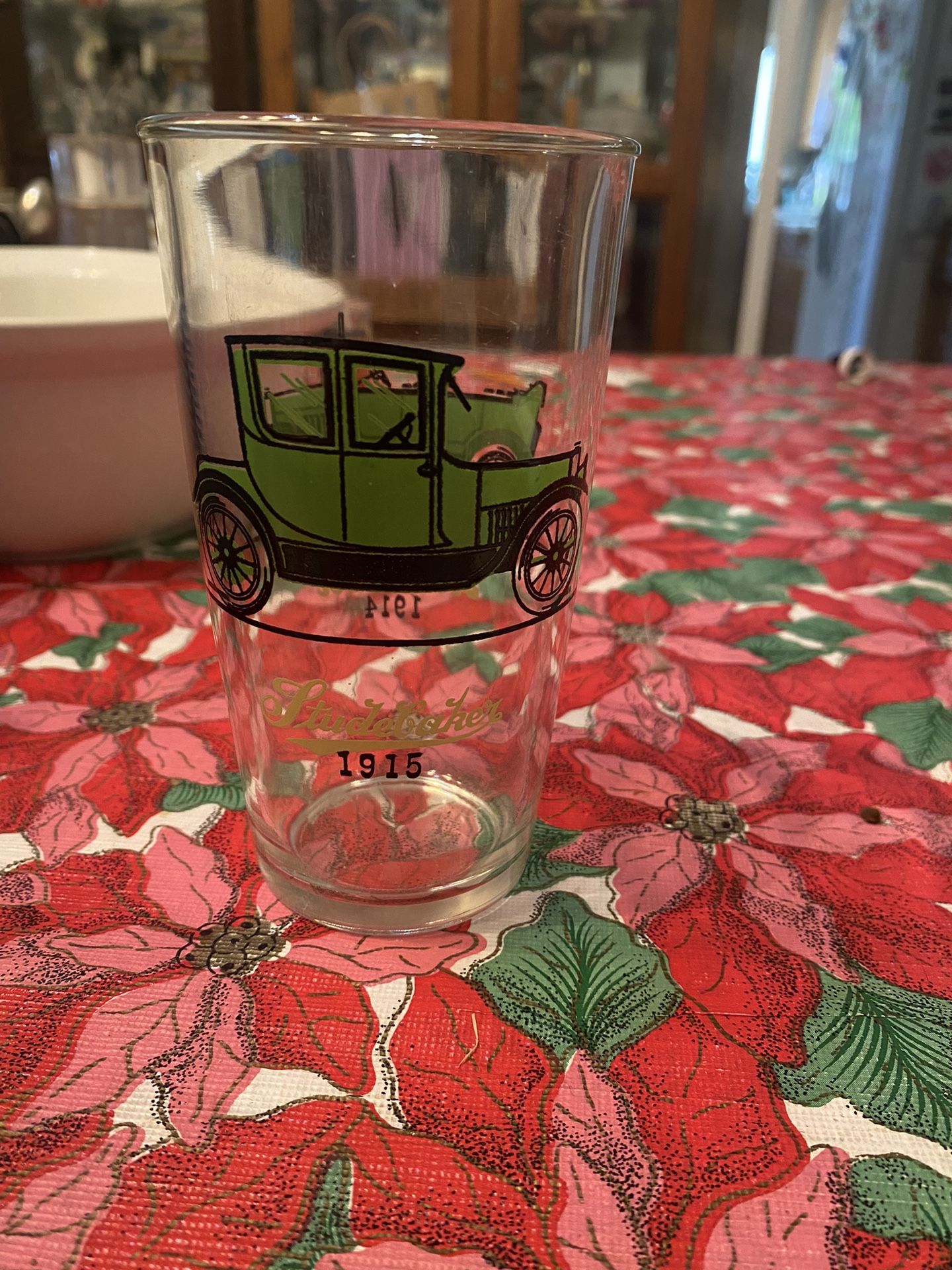 Hazel Atlas 5 Inch Tumbler Collector Vintage Car Glass