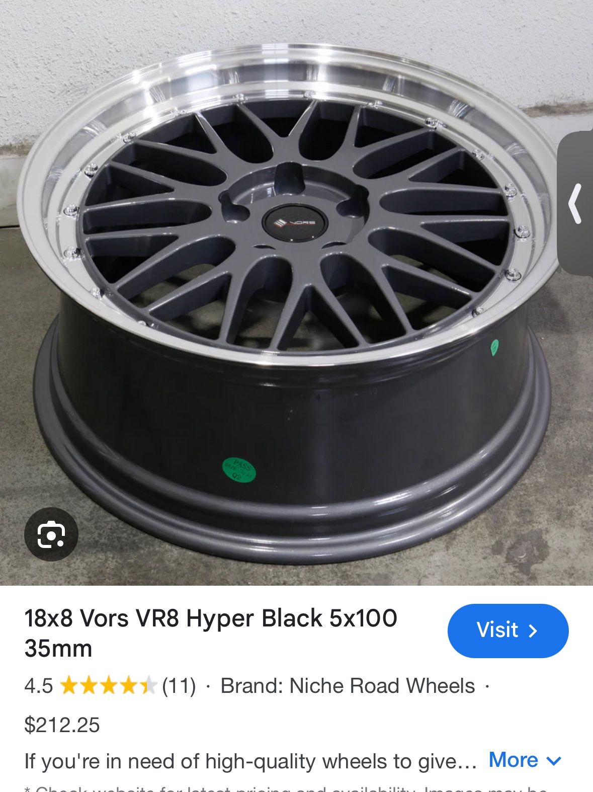 Wheels 5x114.3 18x9
