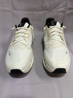 On Cloudtec Phase CLOUDTILT Men Running Shoes 10.5 US Used Ones  NoBox White/ BLACK